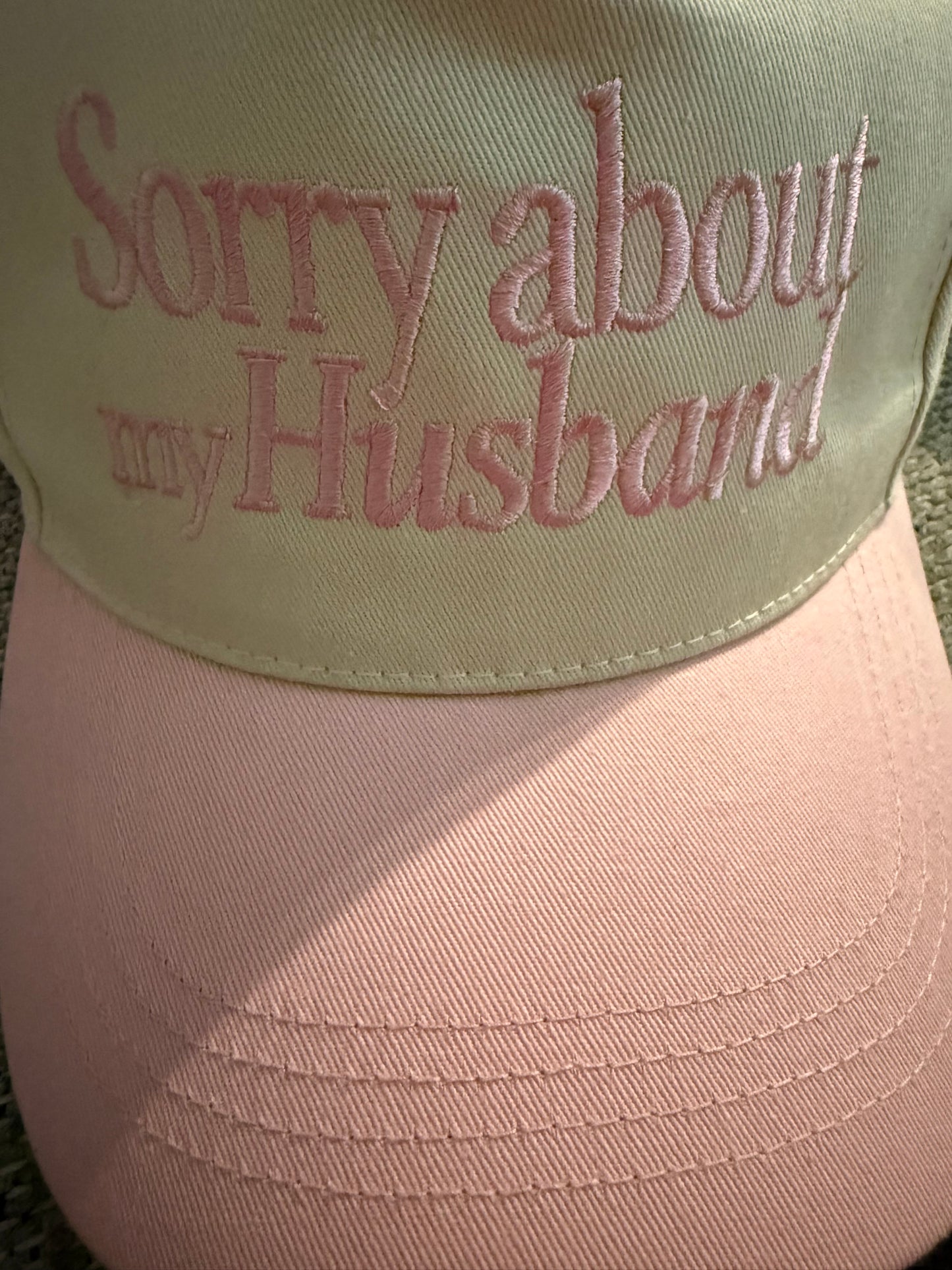 "Sorry About My Husband" Trucker Hat