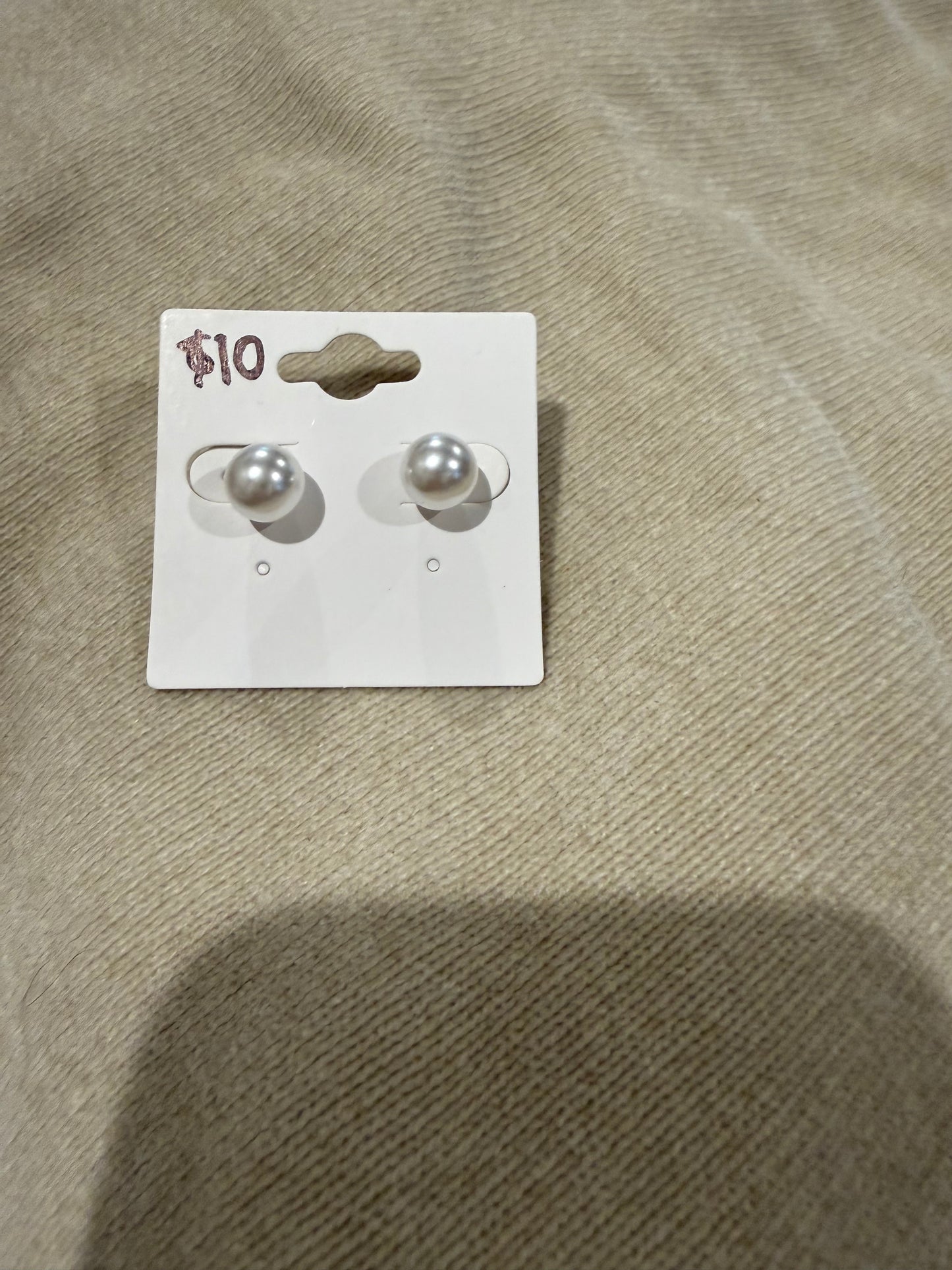 Pearl Stud Earrings