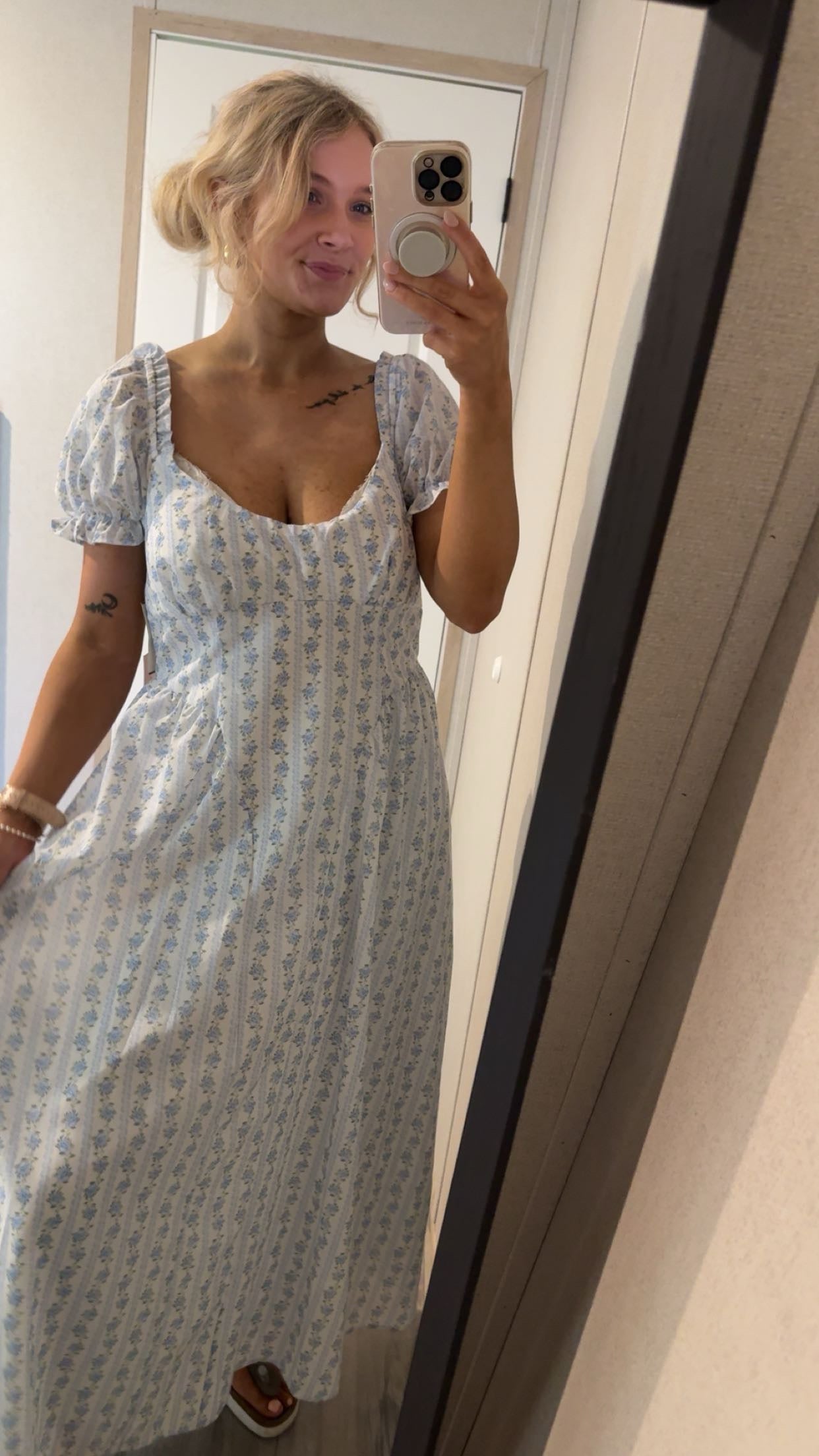 Blue Floral Fairytale Dress