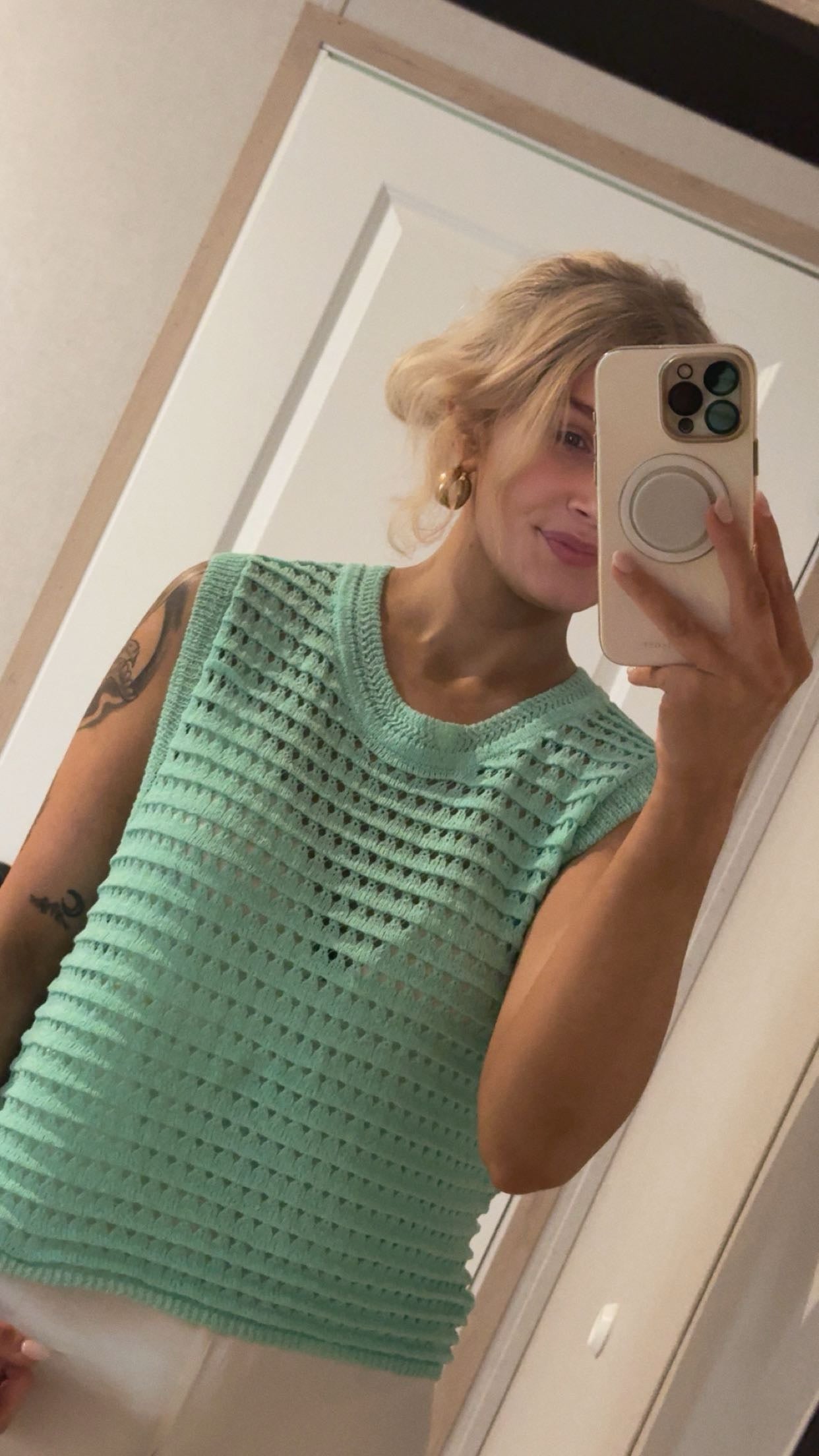 Teal Summer Sweater